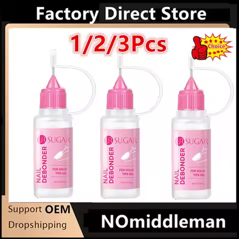 15ML Nail Glue Remover for Press on Acetone Free Nail Polish Remover Multi-Functional Remover for Na