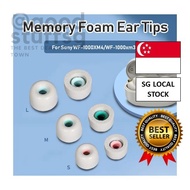 [SG FREE 🚚] 3 Pairs Memory Foam Earbud Tips For Sony WF-1000XM5 WF-1000XM4 WF-1000XM3 Noise Reducing