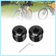 WITTE 2PCS Cycle Pedal Dust Cover, Aluminum Alloy Lightweight Cycle Pedal Dust Cap, Durable M14 Thre