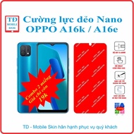 Toughened flexible phone screen protector for OPPO A16E / A16K