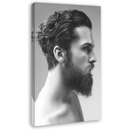 Black and White Poster Hair Salon Poster Men's Hairdressing Poster Canvas Poster Bedroom Decor Offic