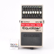 Boss GE-7 Modified Noiseless Equalizer PSA Made In Taiwan 2008 Guitar Effects Pedal Used Direct From