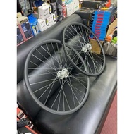 RYDE TAURUS 2000 700 FIXIE RIM SET  BLACK SET Bicycle Fixie Rim Set Wheelset 700C with Sprocket