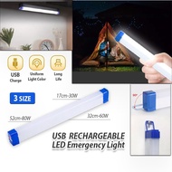 FB LEDA008 Rechargeable LED Emergency Light USB Rechargeable Lights DC5V 30W/60W/80W Tube LED Bulb Portable Camping Lamp