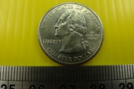 ㊣集卡人㊣貨幣收藏-美國  美金 美元 2001年 25分 0.4元  錢幣 硬幣  佛蒙特州紀念幣