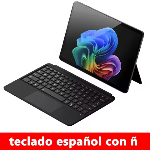 Bluetooth Keyboard For Microsoft Surface Pro 12 2025,Backlight Keyboard With Trackpad For Microsoft 