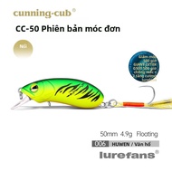 Đạo Cụ Câu Cá Giả Rocking Fat Lip Minnows CC35 CC40 CC50 CC60 CC70 LureFans Dòng Chảy Lớn Thương Hiệ