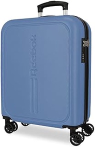 Valley Cabin Suitcase Blue 40 x 55 x 20 cm Hard ABS Plastic 37L 2.8kg Cabin Luggage