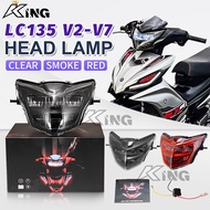 LC135 V2~V7 HEADLAMP LAMPU LED HEADLIGHT PNP DEPAN H4 SOCKET YAMAHA LC 135 V2 V3 V4 V5 V6 V7