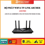 TP-Link Archer AX55 Pro Wifi 6 Router (AX Standard/ AX3000Mbps/ 4 External Antennas/ Wifi Mesh/ 35 U