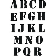 A3 / MINI PAPER KISSES TSHIRT ALPHABET ONLY (ALREADY  CUT / DAH POTONG)