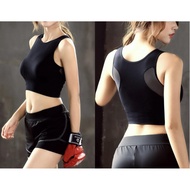 yoga bra seamless mesh sports bra woman vest