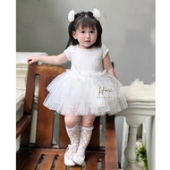 Long Lace Socks - White Size 1-4y (original photo)