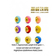 SF Running Ring Beads 跑环珠0.03gram+-/100%AU999GOLD (JZ768)