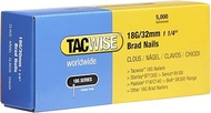 Tacwise 0398 Type 18G / 32 mm Galvanised Brad Nails, 5000 Pack, Silver