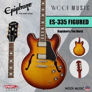 Epiphone ES-335 Figured Semi Hollow Body Electric Guitar - ES335 - Raspberry Tea Burst