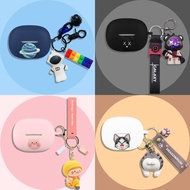For Shokz OpenDots One Case Cartoon Creative Bear Cute Piggy Keychain Pendant Shokz OpenDots One Sil