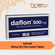 Daflon 500mg 30's Film Coated Tablets