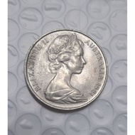 Old coin Elizabeth Australia 20 1981