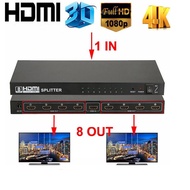 HDMI Splitter 1 In 2 1 In 4 1 In 8 1X2 1X4 1X8 Support 3D Full HD 1080P HDTV Media Streaming Device