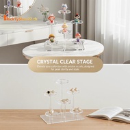 RickTyShen Special Model Acrylic Product Display Stand Large Sturdy Clear Shelf for Product Showcase