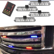 4LED strobe lights police lights flasher stroboscopes fso auto flash for all cars led fso flash stro