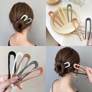 【QiaoZhi】Korean fashion U-shaped hairpin simple girls hairpin head-wear