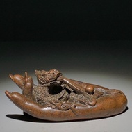 Antique Solid Old Copper Bergamot Dragon Ball Ornaments Old Objects Old Goods Old Copperware Antique