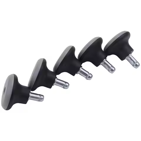 TFORU-5Pcs Bell Glides Replacement Office Chair Wheels Stopper Office Chair Swivel Caster Wheels, 2 
