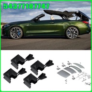 8Pcs 54377187747 Car Roof Molding Convertible Roof Hinge Cover Clip Buckle Fixing Assembly For BMW 3