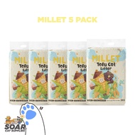 SOAR Millet Tofu Cat Litter  6L/2KG Tofu Pasir Kucing 5 Packs Combo 小米猫砂5包套装