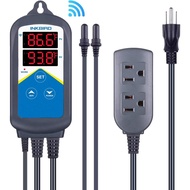 Inkbird ITC-306A WiFi Temperature Controller, Wi-Fi Aquarium Thermostat Heater Controller 120V~1200W