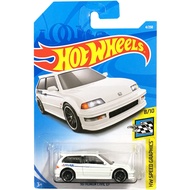 HotWheels HotWheels HONDA CIVIC EF Modified Car White 90 HONDA CIVIC EF 9A 4