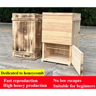 HONEY BEEKEEPING wooden New Upgrade bee boxes Beekeeping Beehive boxes Lebah Madu SARANG KELULUT kot