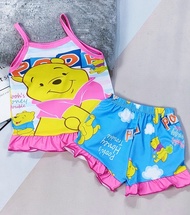 ĐỒ bộ 2 dây 3D bé gái có size từ : 10-25kg DT3L7