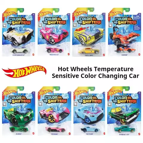 Original Hot Wheels BHR15 Temperature-Sensitive Color-Changing Series Nissan Volkswagen Bus Car Mode