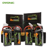 2Pcs OVONIC 3S 4S 6S Lipo Battery 450mAh 850mAh 10500mAh 1300mAh 1550mAh For RC FPV Airplane Quadcop