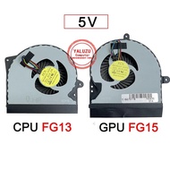 New Laptop CPU GPU Cooling Fan For ASUS G751 G751J G751JT G751JL G751JM G751JY G751JZ G751M GTX860M 