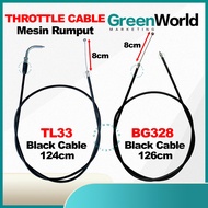 BG328 FR3001 TL33 Mesin Rumput Throttle Cable Tali Minyak Mesin Rumput