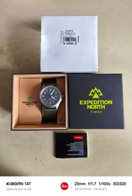 Timex 手錶 Expedition North 鈦金屬自動機械錶 TW2V95300