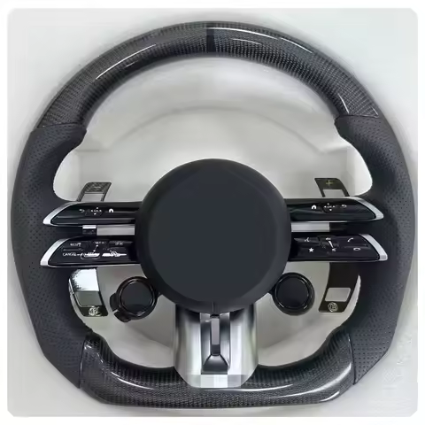 Carbon Fiber Steering Wheel for Mercedes Benz A35 A45 C63 C43 E53 E63 G63 G500 G55 AMG GT S63 GLE63 