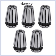 TIOMNVVN 5Pcs ER11 Spring Collet Set, ER11 Type High Accuracy CNC Collet Chuck, Precision 1/16" to 1
