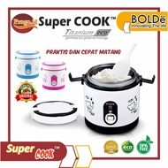 RICE COOKER BOLDe SUPER COOK BOLDe Personal Mini Rice Cooker 3 in 1 (06 L) PALING MURAH
