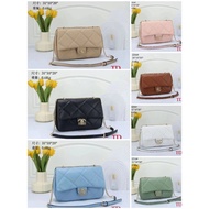 Brand replication # 22216 large diamond grid double-layer flip small square