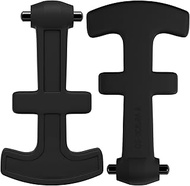 ZAITOE 2 Pack - Cooler T-Handle Latch with Hinge Pin Compatible with 25/50/ 72 Qt Ig-loo BMX/Overlan