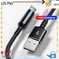OLINI USB Type C Cable, Short 25cm Micro USB Cable, Durable Portable Fast Charging Nylon Data Cable