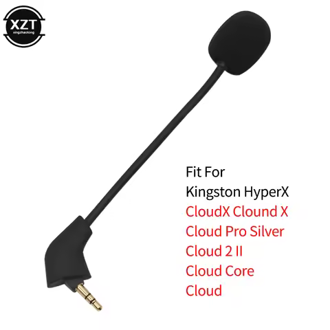 Headphone Microphone for Kingston HyperX CloudX CloundX Cloud Pro Silver Cloud2II Cloud Core Cloud G