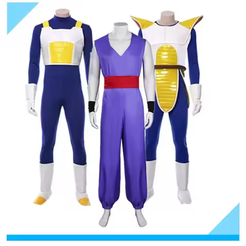 Men Vegeta Cosplay Costume Anime Fantasia Adult Shoes Cover Uniform Gohan Jumpsuit Belt Outfits Hall