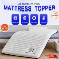 Mattress topper foldable mattress protector Comfortable sarung tilam cadar queen bed cover  Single/S