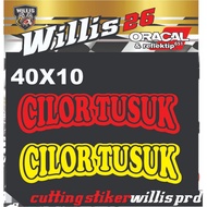 CILOR WRITING STICKER STICK STICKER FOR SALES NAME ON GLASS TARO WHEELS